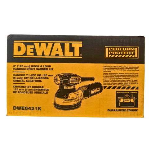 Lijadora Rotoorbital 5 Pulgadas 275W Marca DeWALT