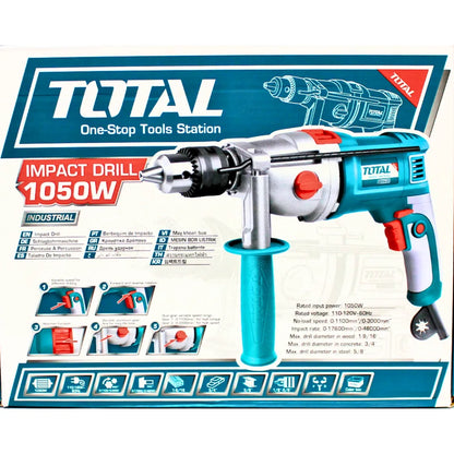 Taladro Percutor Industrial 1050W 5/8″ Total