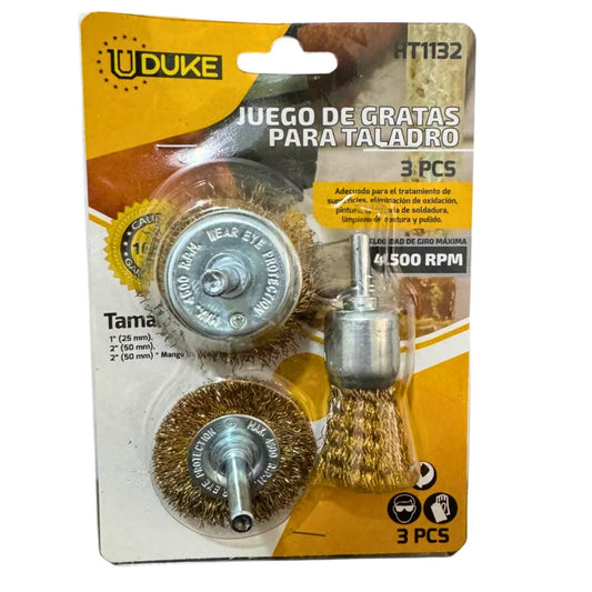 Grata Para Taladro 3 Piezas