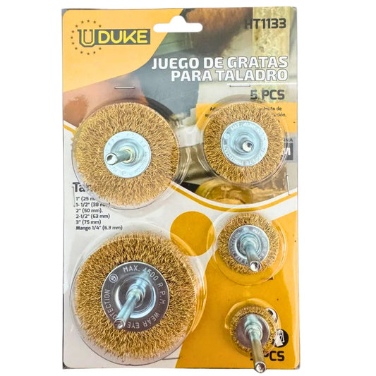 Grata Para Taladro 5 piezas