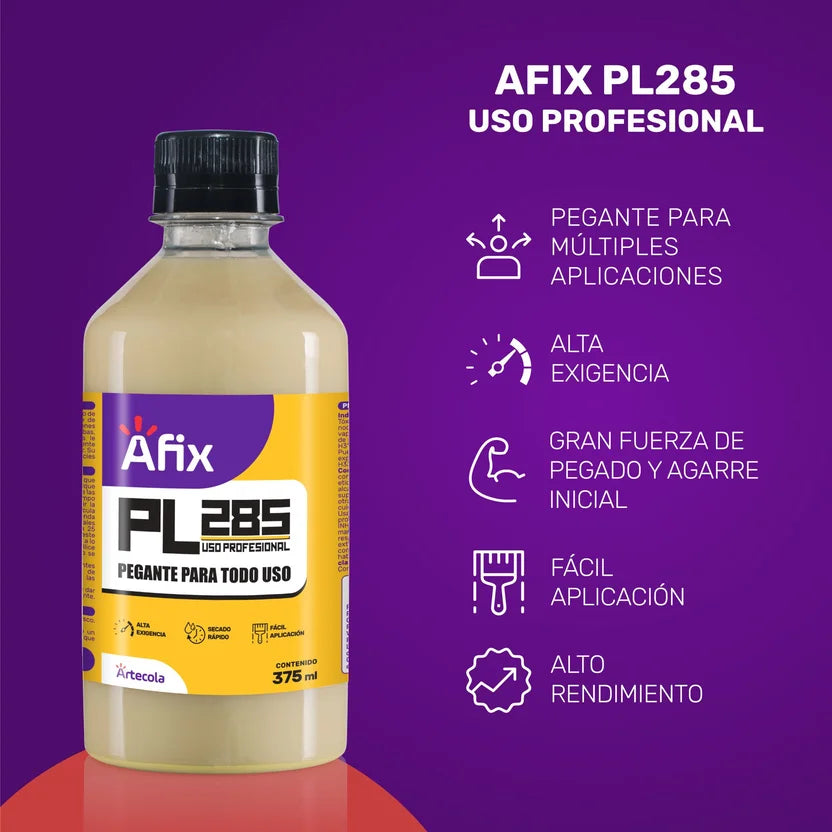 Pegante PL 285 Profesional 375ml | Adhesivo de Contacto Alta Resistencia
