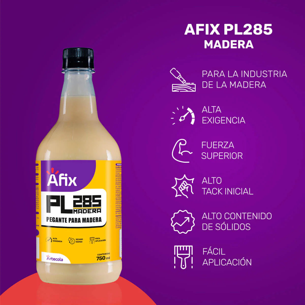 Pegante PL 285 Profesional 750ml | Adhesivo de Contacto Alta Resistencia